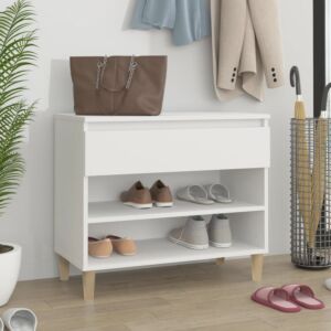 Pood24 обувной шкаф, белый, 70 x 36 x 60 см, искусственное дерево
