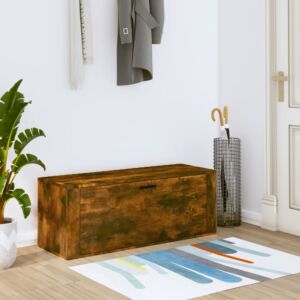Pood24 обувной шкаф, копченый дуб, 100 x 35 x 38 см, искусственное дерево