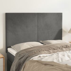 Pood24 peatsiplaat, tumehall, 144 x 5 x 118/128 cm, samet
