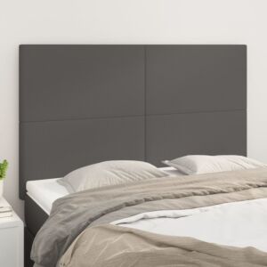 Pood24 voodipeatsid 4 tk, hall, 72x5x78/88 cm, kangas