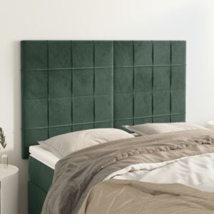 Pood24 voodipeatsid 4 tk, tumeroheline, 72x5x78/88 cm, samet