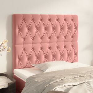 Pood24 peatsiplaat, roosa, 90 x 7 x 118/128 cm, samet