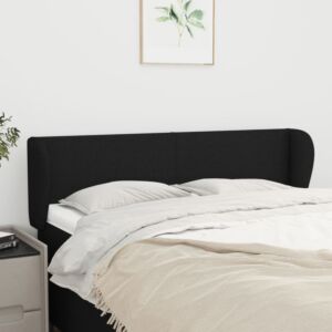 Pood24 voodipeats servadega, must, 147x23x78/88 cm, kangas