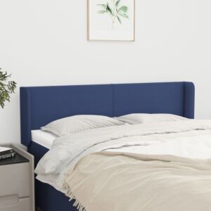 Pood24 voodipeats servadega, sinine, 147x16x78/88 cm, kangas