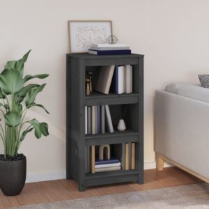 Книжный шкаф Pood24, серый, 50 x 35 x 97 см, сосна