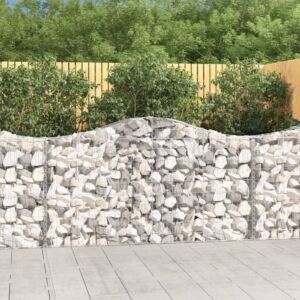 Pood24 kaarekujulised gabioonkorvid 10 tk, 200x30x100/120 cm, raud