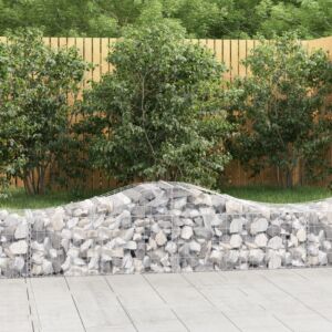 Pood24 kaarekujulised gabioonkorvid 5 tk, 200x50x40/60 cm, raud