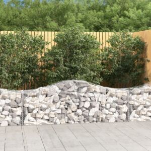 Pood24 kaarekujulised gabioonkorvid 20 tk, 200x50x60/80 cm, raud
