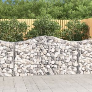 Pood24 kaarekujulised gabioonkorvid 2 tk, 200x50x100/120 cm, raud