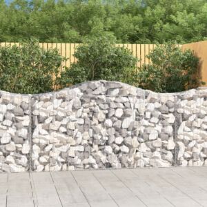 Pood24 kaarekujulised gabioonkorvid 25 tk, 200x50x100/120 cm, raud