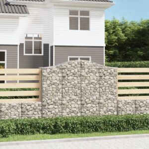 Pood24 kaarekujulised gabioonkorvid 2 tk, 200x50x160/180 cm, raud