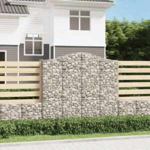 Pood24 kaarekujulised gabioonkorvid 4 tk, 200x50x180/200 cm, raud