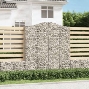 Pood24 kaarekujulised gabioonkorvid 3 tk, 200x50x220/240 cm, raud