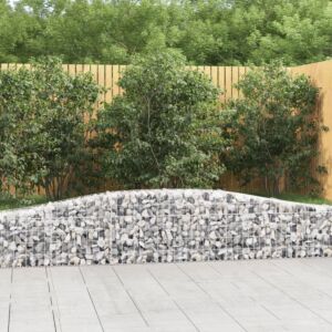 Pood24 kaarekujulised gabioonkorvid 5 tk, 400x30x40/60 cm, raud