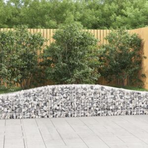 Pood24 kaarekujulised gabioonkorvid 20 tk, 400x30x40/60 cm, raud