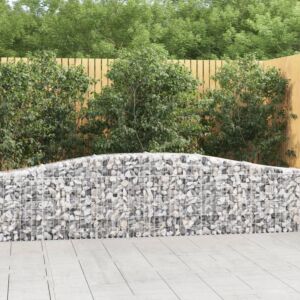 Pood24 kaarekujulised gabioonkorvid 25 tk, 400x30x60/80 cm, raud