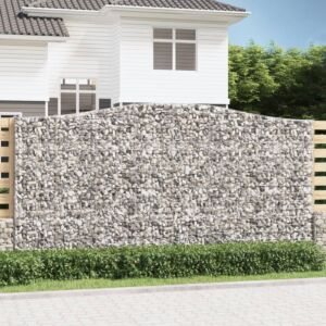 Pood24 kaarekujulised gabioonkorvid 2 tk, 400x30x200/220 cm, raud