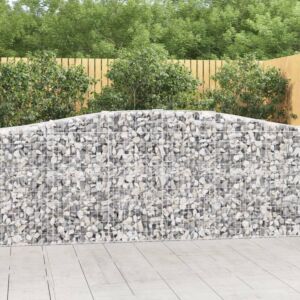 Pood24 kaarekujulised gabioonkorvid 25 tk, 400x50x100/120 cm, raud