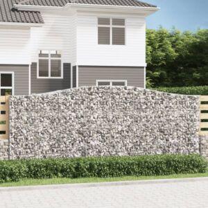 Pood24 kaarekujulised gabioonkorvid 6 tk, 400x50x160/180 cm, raud