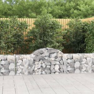 Pood24 kaarekujulised gabioonkorvid 50 tk, 200 x 30 x 60/80 cm, raud