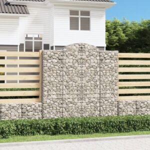 Pood24 kaarekujulised gabioonkorvid 13 tk, 200x50x200/220 cm, raud