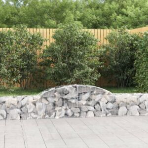 Pood24 kaarekujulised gabioonkorvid 6 tk, 300x30x40/60 cm, raud