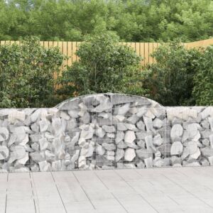 Pood24 kaarekujulised gabioonkorvid 2 tk, 300x30x80/100 cm, raud