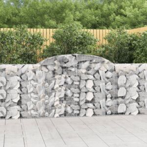 Pood24 kaarekujulised gabioonkorvid 30 tk, 300x30x100/120 cm, raud