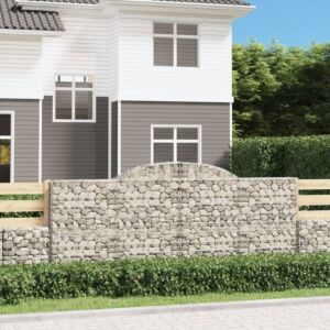 Pood24 kaarekujulised gabioonkorvid 2 tk, 300x30x120/140 cm, raud
