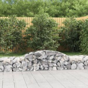Pood24 kaarekujulised gabioonkorvid 5 tk, 300 x 50 x 40/60 cm, raud