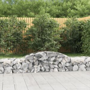 Pood24 kaarekujulised gabioonkorvid 12 tk, 300x50x40/60 cm, raud