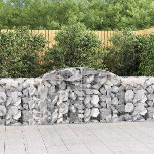 Pood24 kaarekujulised gabioonkorvid 8 tk, 300x50x80/100 cm, raud