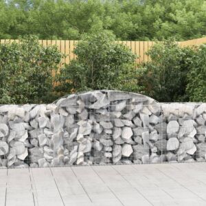 Pood24 kaarekujulised gabioonkorvid 25 tk, 300x50x80/100 cm, raud