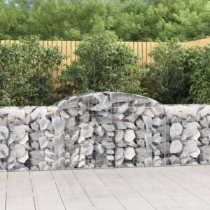 Pood24 kaarekujulised gabioonkorvid 30 tk, 300x50x80/100 cm, raud