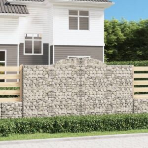 Pood24 kaarekujulised gabioonkorvid 2 tk, 300x50x160/180 cm, raud