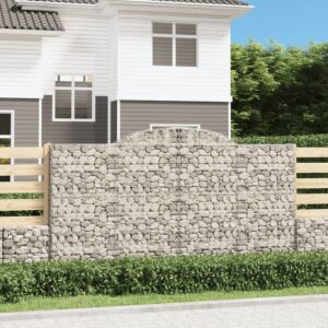 Pood24 kaarekujulised gabioonkorvid 7 tk, 300x50x160/180 cm, raud