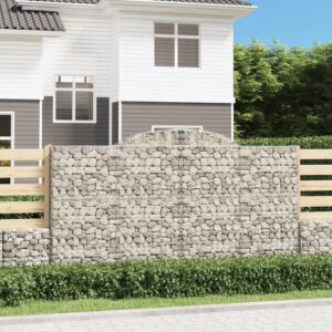 Pood24 kaarekujulised gabioonkorvid 17 tk, 300x50x160/180 cm, raud
