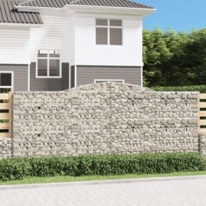 Pood24 kaarekujulised gabioonkorvid 20 tk, 400x50x160/180 cm, raud