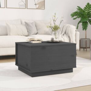 Pood24 kohvilaud, hall, 60 x 50 x 35 cm, männipuit