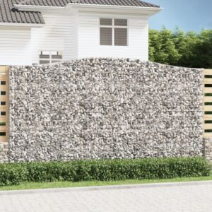 Pood24 kaarekujuline gabioonkorv, 400x30x220/240 cm, tsingitud raud