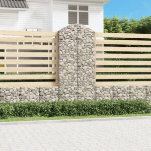 Pood24 kaarekujuline gabioonkorv, 100x30x220/240 cm, tsingitud raud