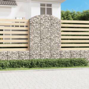 Pood24 kaarekujuline gabioonkorv, 150x50x220/240 cm, tsingitud raud