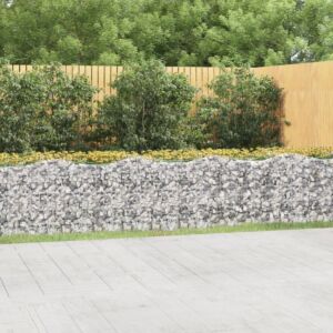 Pood24 kaarekujuline gabioon taimelava, 800x50x100 cm, tsingitud raud