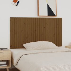 Pood24 seinale kinnitatav voodipeats, meepruun, 166x3x90 cm, männipuit