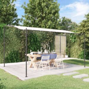 Pood24 varjualune, kreemjas, 4x3 m, 180 g/m² , kangas ja teras