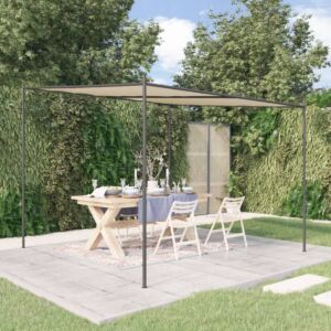 Pood24 varikatus, beež, 3x3 m 180 g/m², kangas ja teras