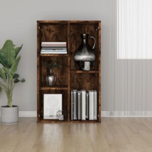 Pood24 книжный шкаф/сервант, копченый дуб, 50 x 25 x 80 см, искусственное дерево