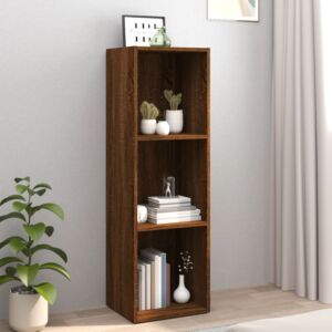 Pood24 книжная полка/тумба под ТВ, коричневый дуб, 36x30x114 см, искусственное дерево
