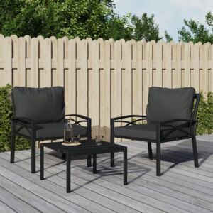 Pood24 aiatoolid hallide patjadega, 2 tk, 68 x 76 x 79 cm, teras