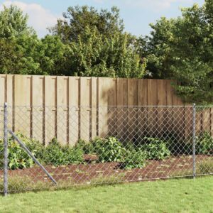 Pood24 võrkaed äärikuga, hõbedane, 0,8x25 m